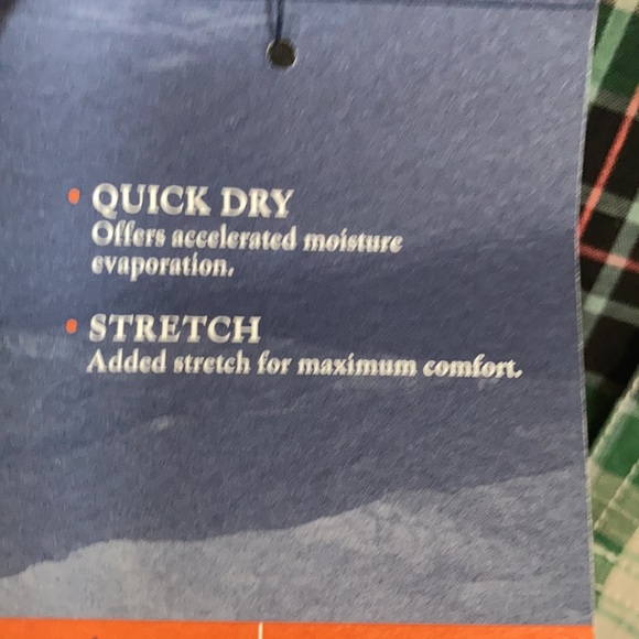 Croft & barrow plaid print quick dry Men’s shirt size L - Picture 4 of 17